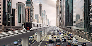 3D Render eines modernen U-Bahn Konzepts von Max Bögl