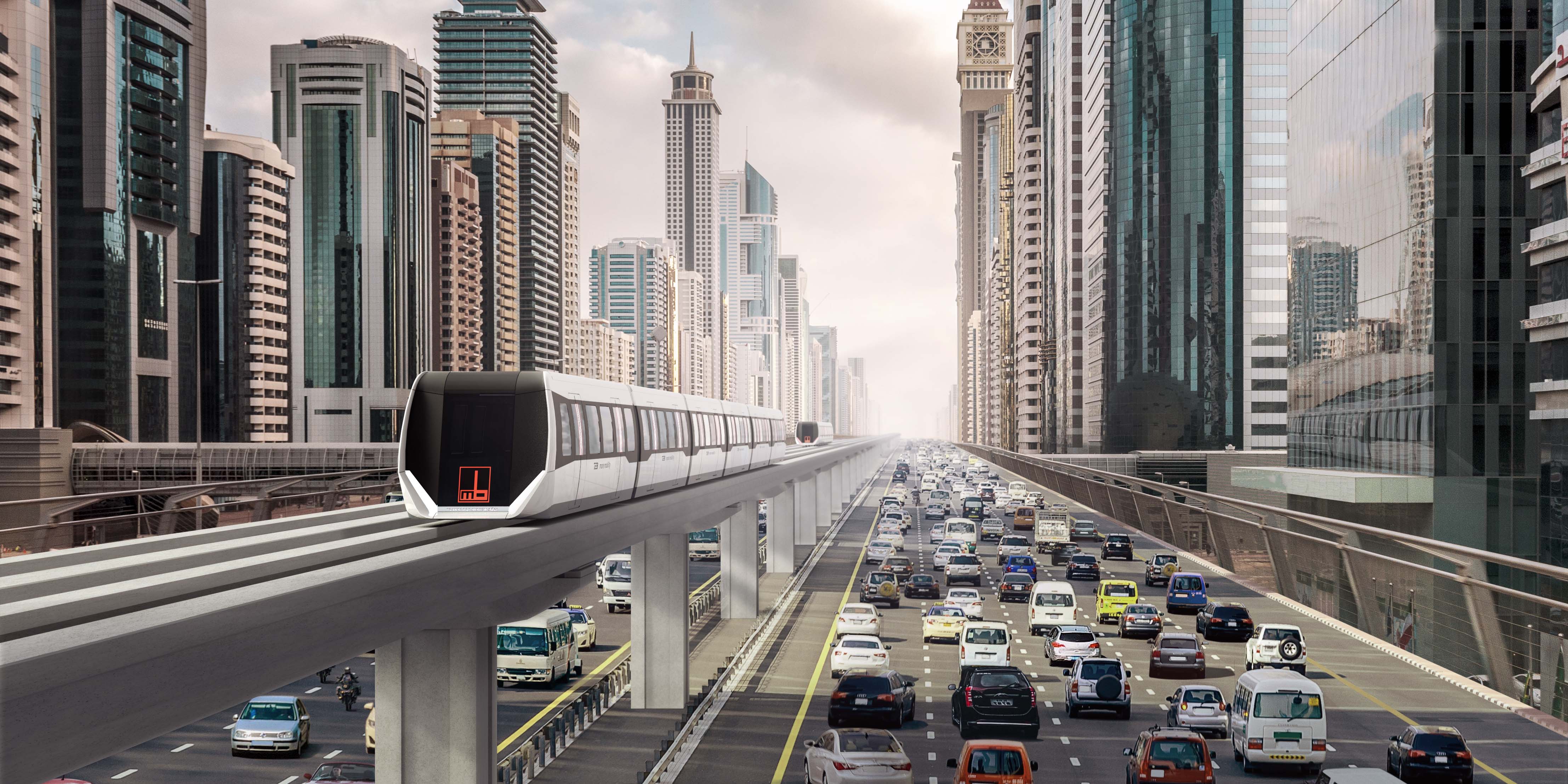 3D Render eines modernen U-Bahn Konzepts von Max Bögl