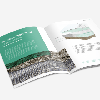 Geöffnete Beco Bermüller Broschüre