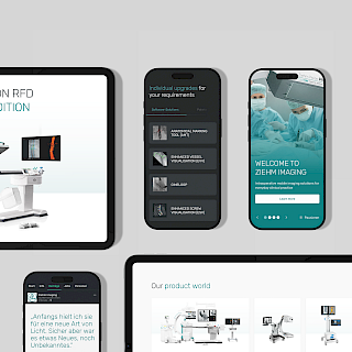 Mobile-Device Produktpräsentation für Ziehm Imaging