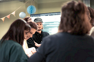 Mitarbeiter:innen von diff bei einem Teamevent in Nürnberg